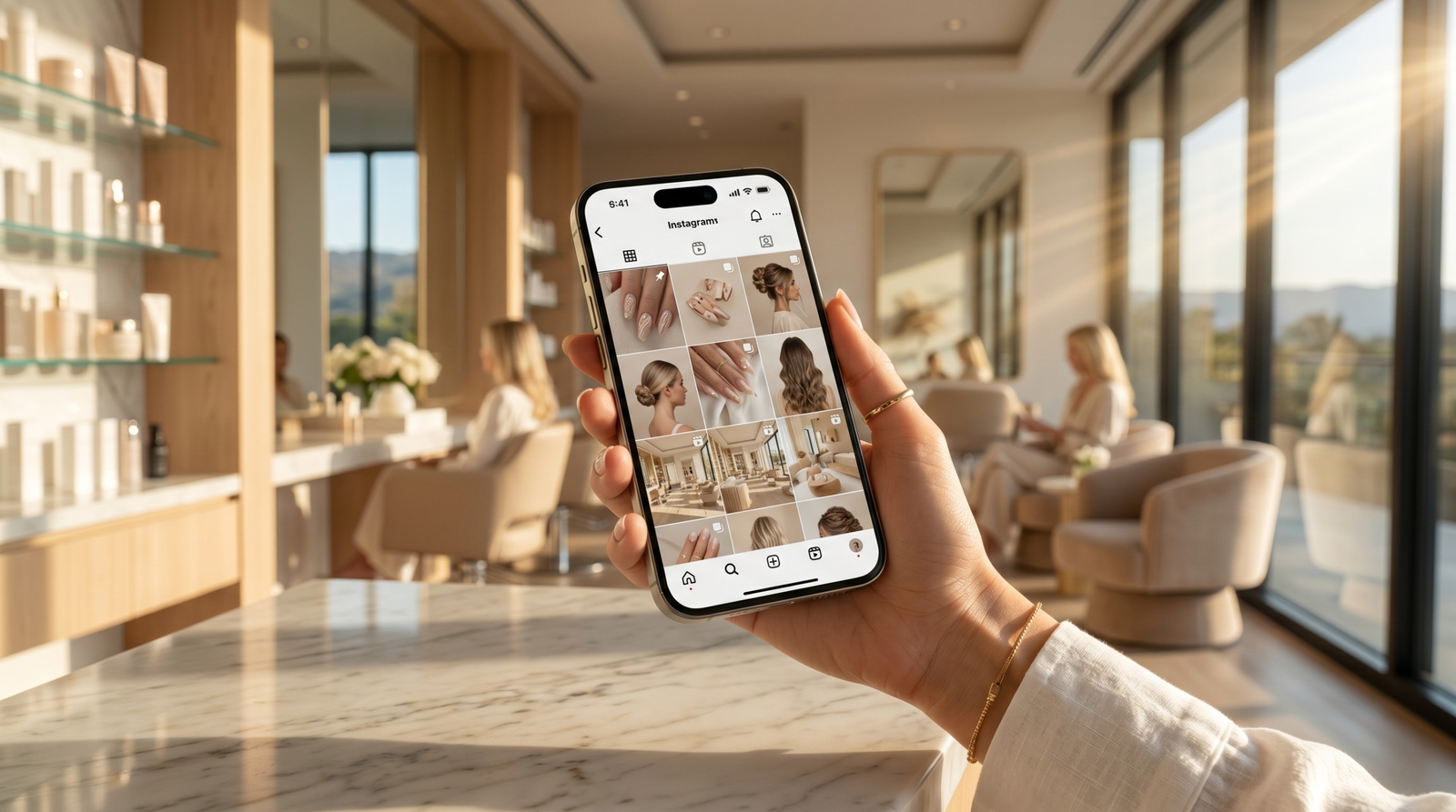 Creating short form video content for salon marketing