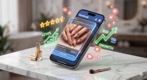 Expert Facebook Ads for Nail Salons strategy and digital marketing dashboard for California businesses