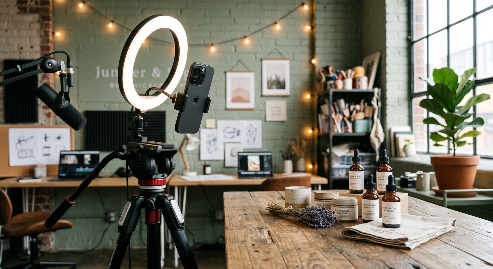 Social media marketing in Orange County behind the scenes video content creation