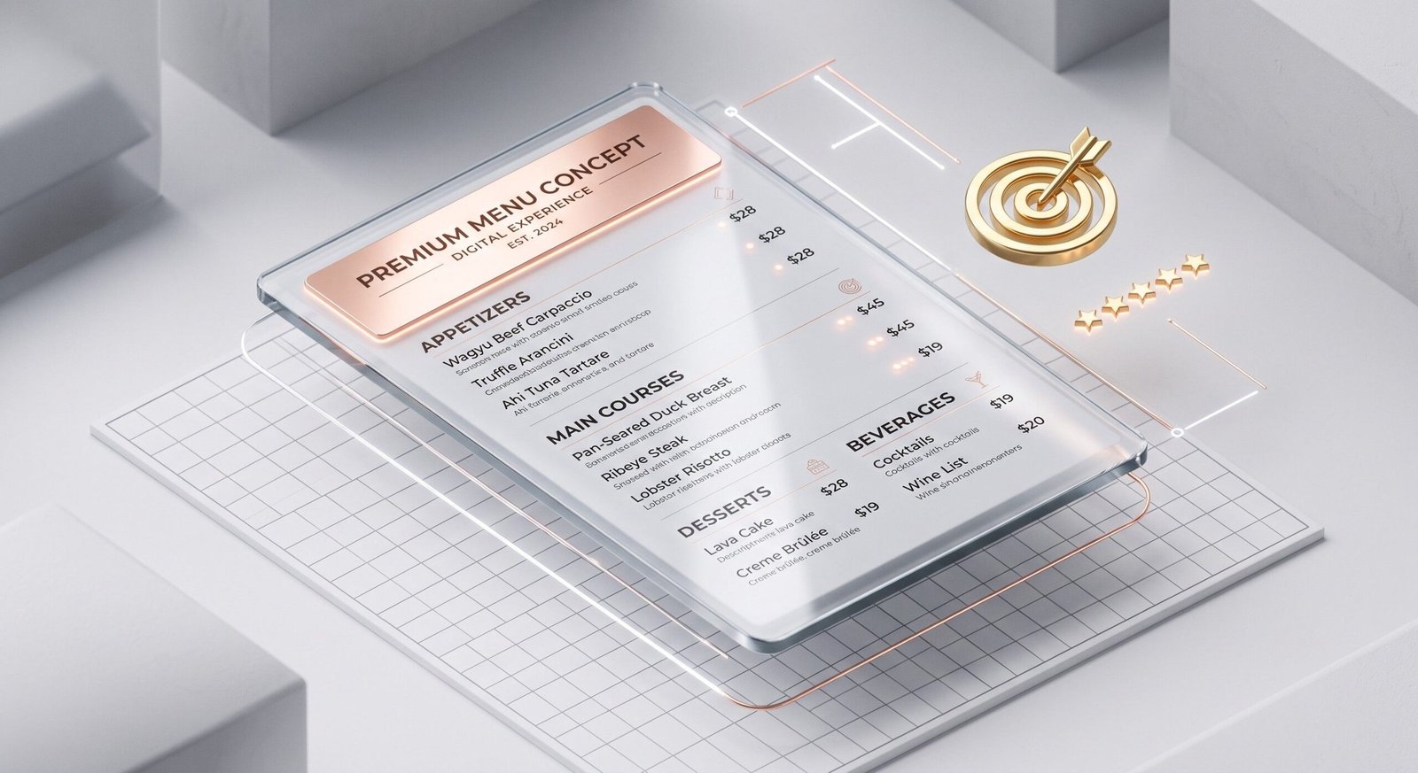 Digital menu tiệm nail