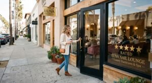 Google reviews marketing driving massive organic foot traffic to a luxury salon in Westminster.