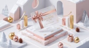 Holiday marketing nail salon