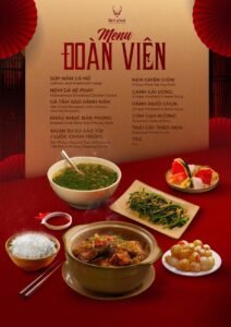 Thiết kế thực đơn song ngữ